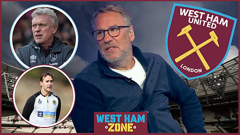 Paul Merson has reacted to David Moyes' departure. [Credit: Sky Sports]