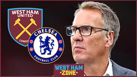 Paul Merson has predicted the result of West Ham United's clash with Chelsea