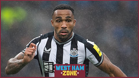 Newcastle United striker Callum Wilson has been linked with West Ham United