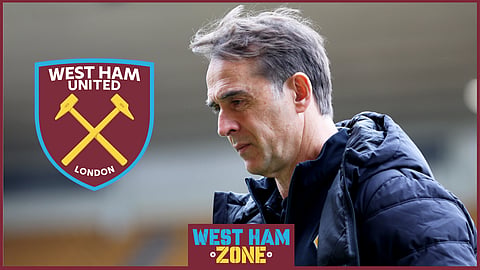 West Ham United manager Julen Lopetegui