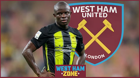 West Ham want to sign N'Golo Kante [Credit: X]