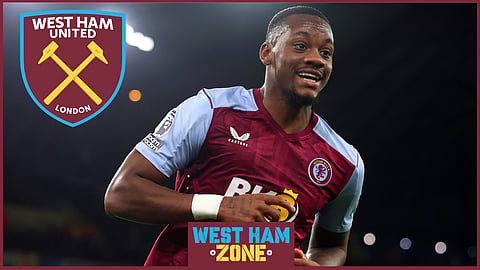 West Ham United are interested in Aston Villa striker Jhon Duran