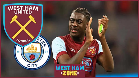 Divin Mubama is set to seal a move to Manchester City from West Ham United