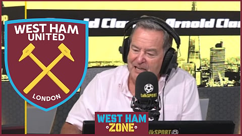 Jeff Stelling commented on West Ham [Credit: talkSPORT]