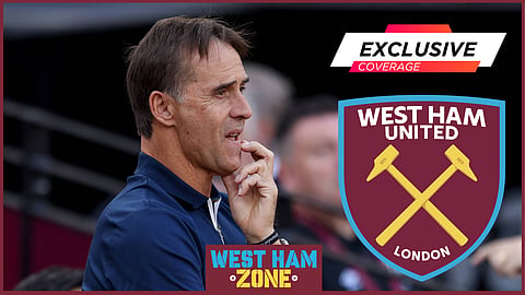 West Ham manager Julen Lopetegui