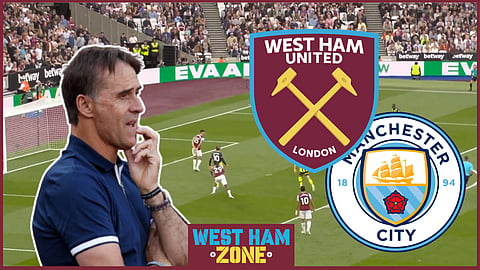 West Ham devastated by "perfect" moment v Manchester City. Credit: Sky Sports