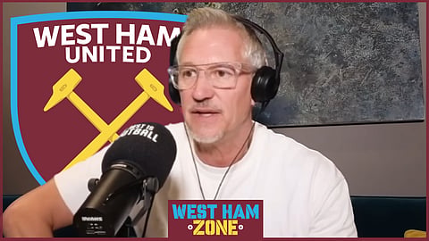Gary Lineker has reacted to transfer business at West Ham [Credit: The Rest Is Football on YouTube]