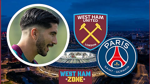 West Ham want PSG ace Carlos Soler. [Credit: @psg on Instagram]