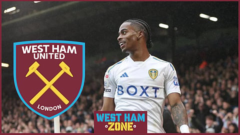 Crysencio Summerville is joining West Ham United from Leeds United