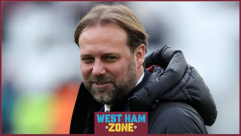 West Ham United transfer chief Tim Steidten [Credit: Imago]
