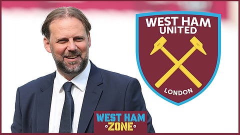 West Ham United technical director Tim Steidten. (Credit: Imago)