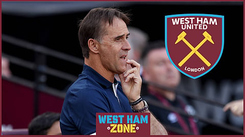 West Ham United manager Julen Lopetegui [Credit: Imago]