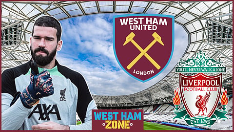 Alisson injury update emerges ahead of West Ham v Liverpool. Credit: Instagram / Imago