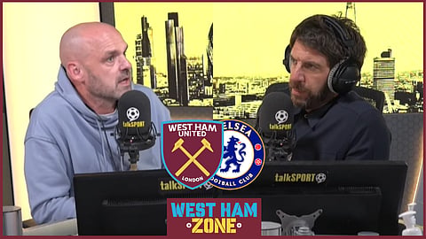 Danny Murphy predicts West Ham v Chelsea in "goals galore" verdict. Credit: talkSPORT via YouTube