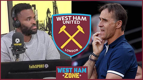 Darren Bent has offered his verdict on West Ham. 
[Credit: Imago]
Credit: talkSPORT on YouTube