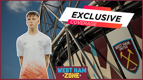 West Ham lauded as Ollie Scales signs new contract. Credit: West Ham United YouTube