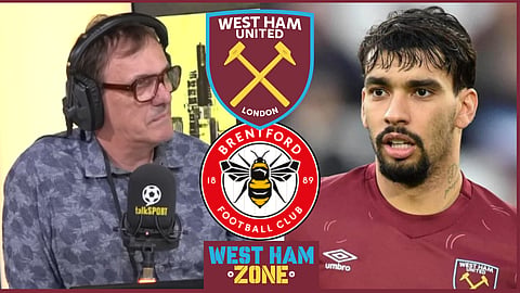 Tony Cascarino has slammed Lucas Paqueta for his performance in West Ham United v Brentford [Credit: talkSPORT]