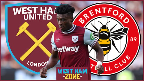 Mohammed Kudus struggled for West Ham against Brentford 