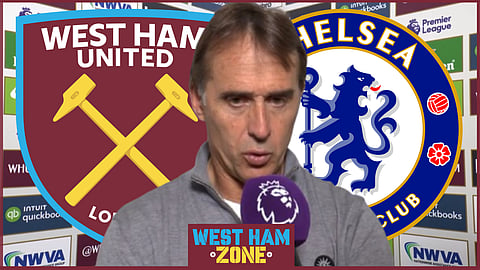 West Ham United manager Julen Lopetegui [credit: Match of the Day on BBC Iplayer]