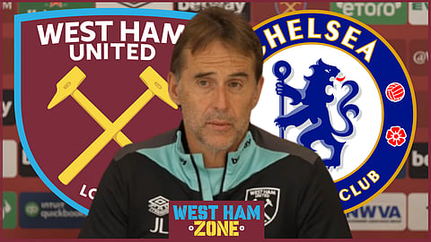 Julen Lopetegui will want West Ham to beat Chelsea [Credit: West Ham United FC on YouTube]