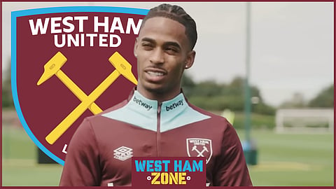 West Ham summer signing Crysencio Summerville [credit: West Ham United FC on YouTube]