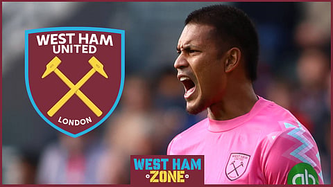 West Ham goalkeeper, Alphonse Areola [Credit: Imago]