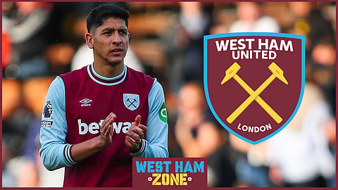 West Ham United midfielder Edson Alvarez [Credit: Imago]