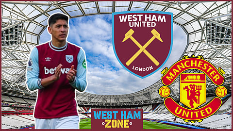 Edson Alvarez wows in West Ham win v Manchester United. Credit: Imago