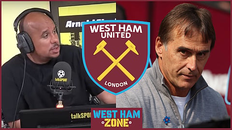 Gabby Agbonlahor has offered his verdict on West Ham and Julen Lopetegui 
[Credit: Imago and talkSPORT via YouTube]