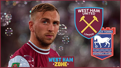 Jarrod Bowen dazzles in West Ham v Ipswich Town. Credit: Imago