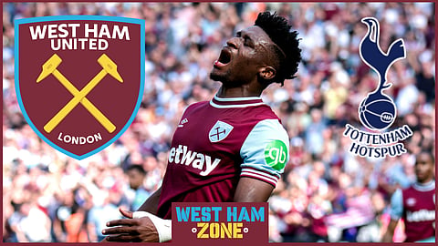 Mohammed Kudus has been charged by the FA for West Ham United red card v Tottenham [Credit: Imago]