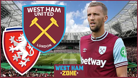 West Ham United and Czech Republic midfielder Tomas Soucek [Credit: Imago]