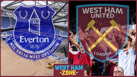 The London Stadium for West Ham has been compared to the Bramley-Moore Dock Stadium for Everton [credit: @EvertonStadium on X]