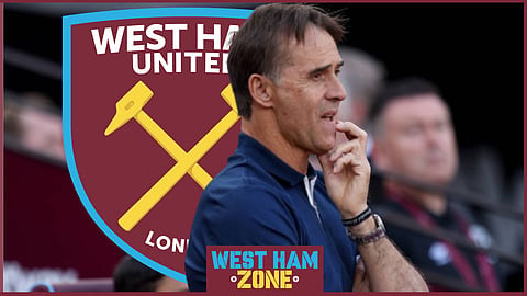 West Ham manager Julen Lopetegui (credit: Imago)