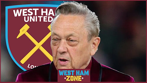 West Ham chairman David Sullivan [Credit: Imago]