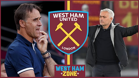 Jose Mourinho can replace Julen Lopetegui at West Ham. [Credit: Imago]