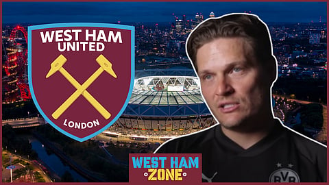 Edin Terzic is being linked with the West Ham manager job. Credit: Borussia Dortmund YouTube