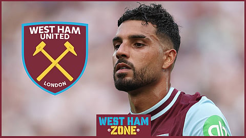 Emerson, West Ham full-back. Credit: Imago
