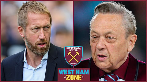 David Sullivan makes Graham Potter to West Ham decision.