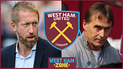Graham Potter could replace Julen Lopetegui at West Ham 
[Credit: Imago]