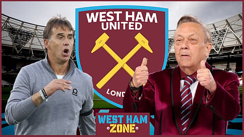 David Sullivan is saving Julen Lopetegui at West Ham United [Credit: Imago]