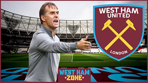 Julen Lopetegui has lost the dressing room at West Ham United [Credit: Imago]