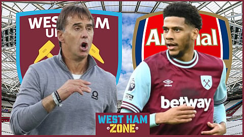 West Ham v Arsenal [Credit - Imago]