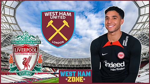 West Ham and Liverpool have been linked with signing Omar Marmoush. Credit: Eintracht Frankfurt YouTube