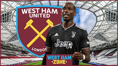 Paul Pogba has been linked with West Ham [Credit - Imago]