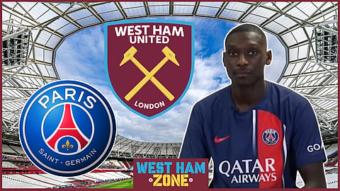 West Ham want to sign Randal Kolo Muani as PSG make January loan decision. Credit: PSG YouTube channel