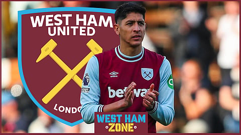 West Ham midfielder Edson Alvarez (credit: Imago)