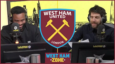 Darren Bent and Andy Goldstein take a light look at West Ham United live on talkSPORT [Credit: talkSPORT]