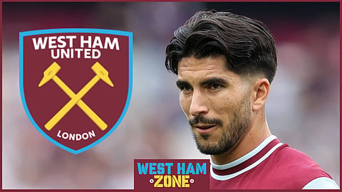 West Ham United midfielder Carlos Soler [Credit: Imago]