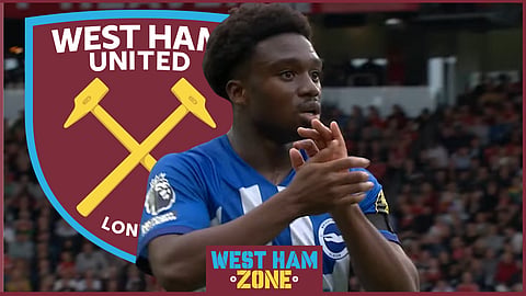 West Ham are interested in Tariq Lamptey [credit: Official Brighton & Hove Albion FC on YouTube]
